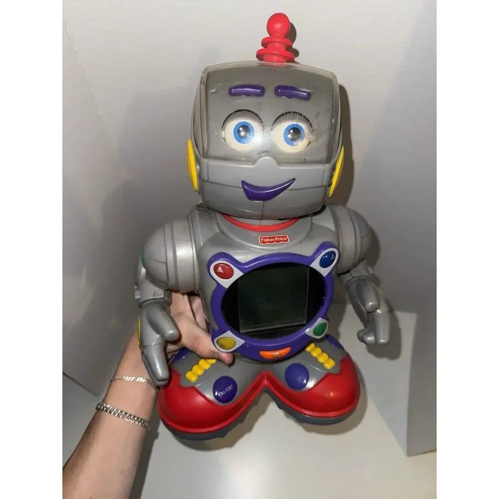 Fisher-Price Kasey the Kinderbot Learning System Teaching Robot Tested Works